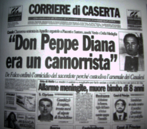 Don Peppino Diana vergognosamente calunniato
